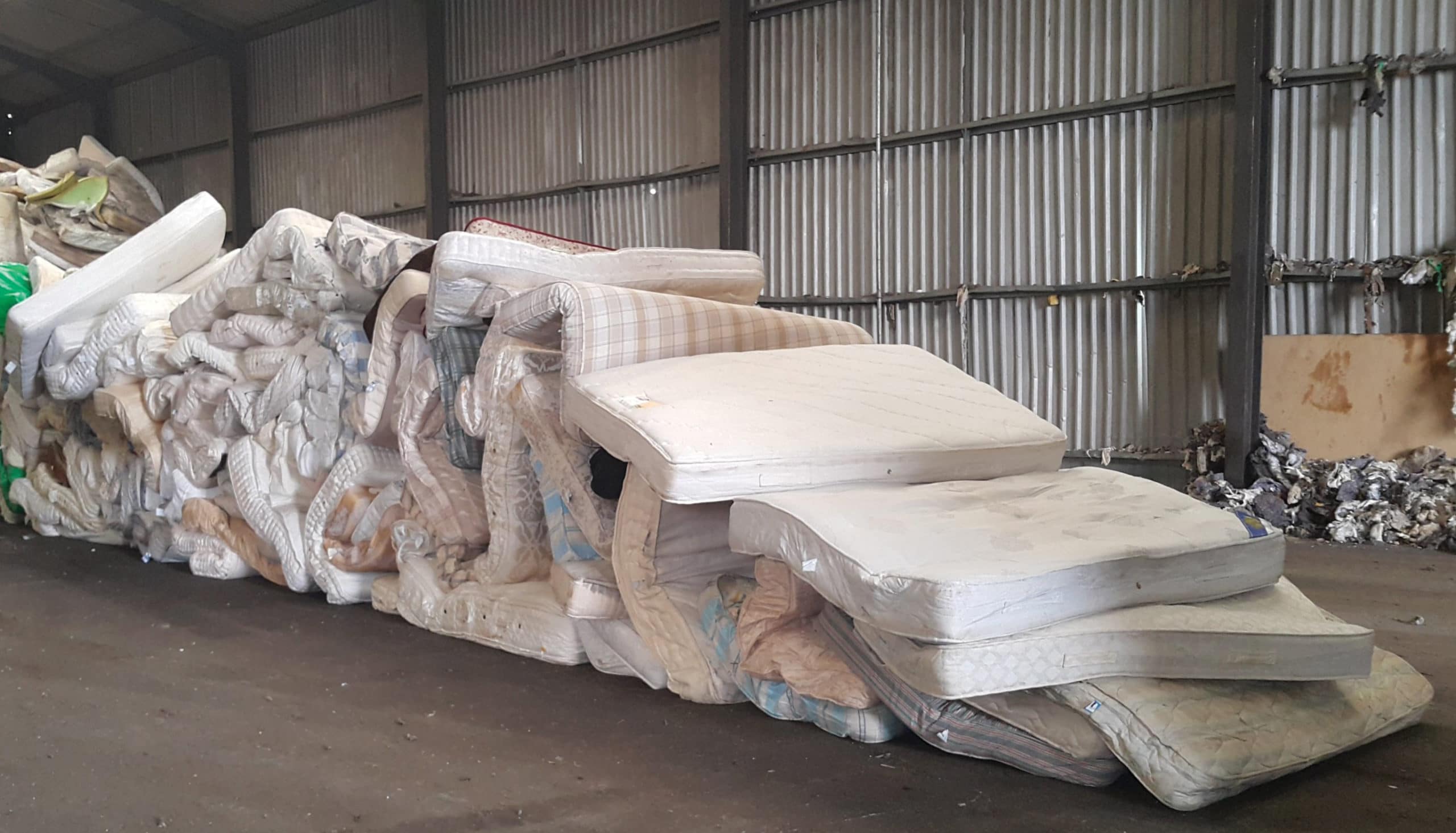 Mattress Recycling in Progress