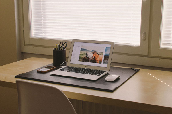 Computer on a Desk