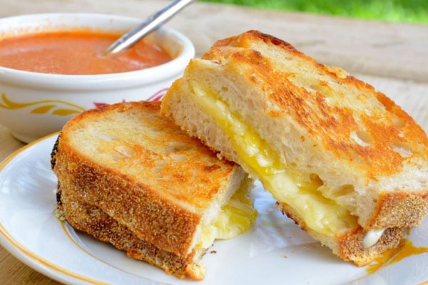 grilled cheese and tomato soup