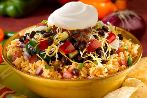 taco rice bowl