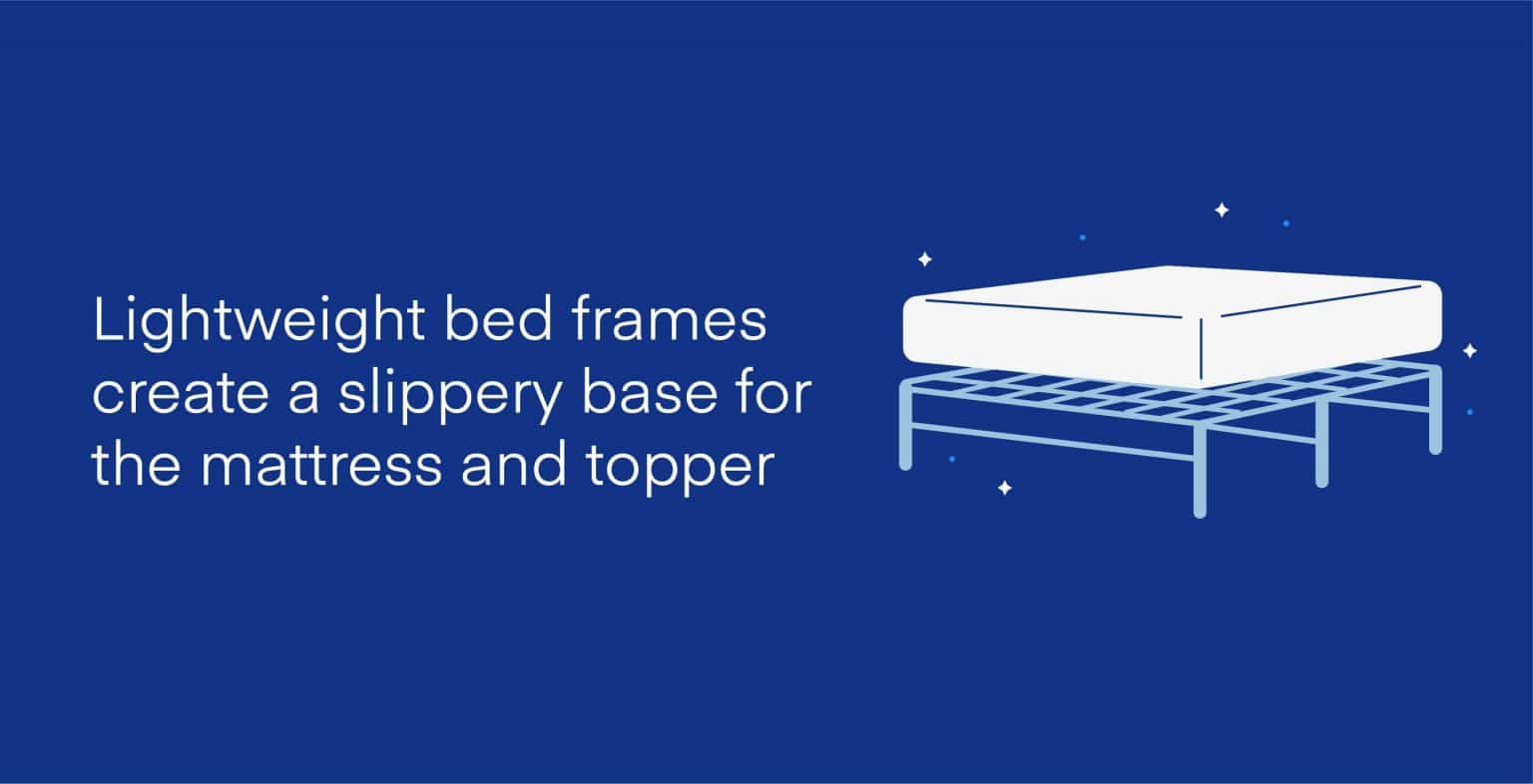 mattress topper sliding off bed