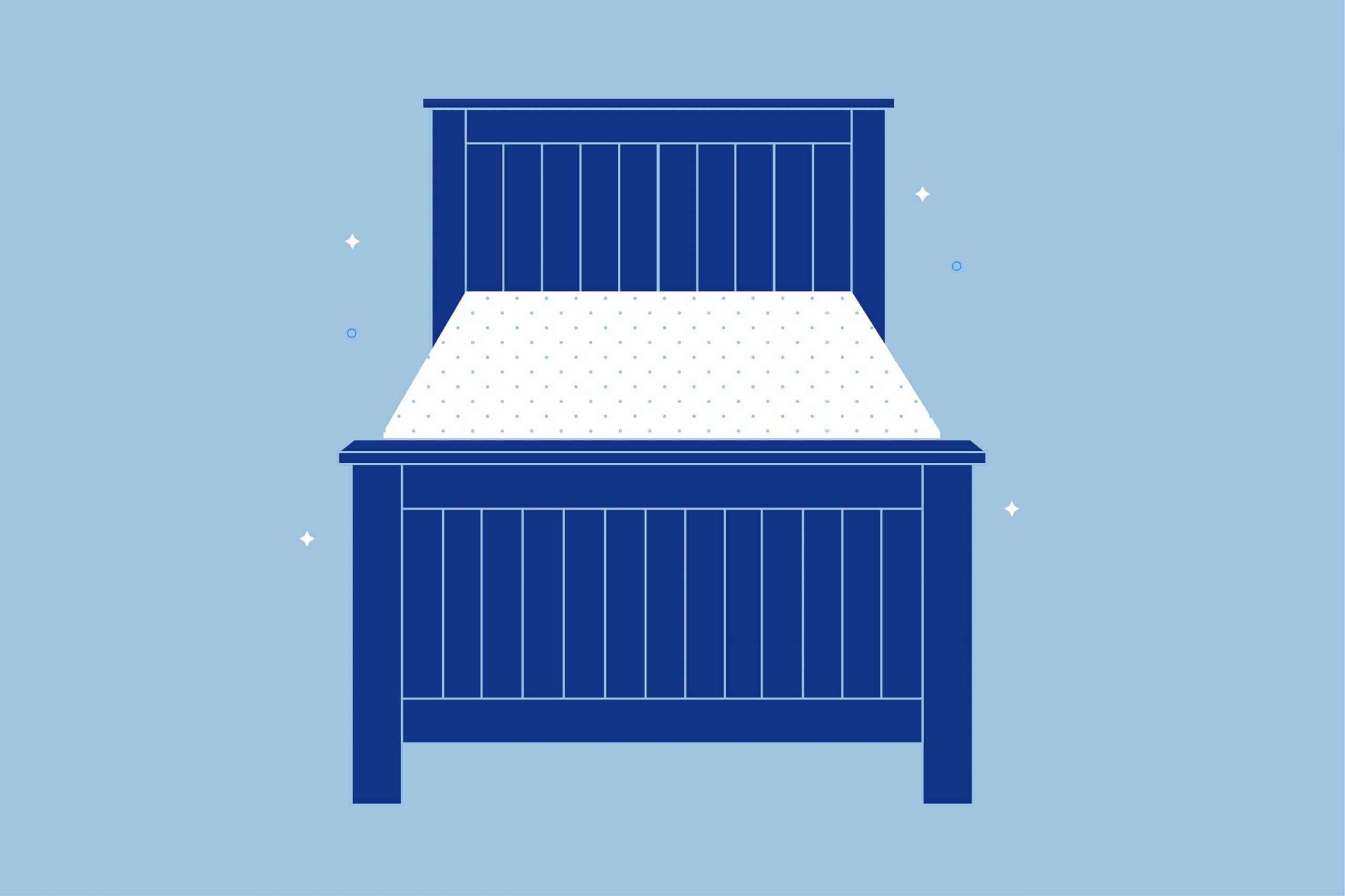 Twin Size Bed Frame Dimensions : Sized proportionally in relation to a