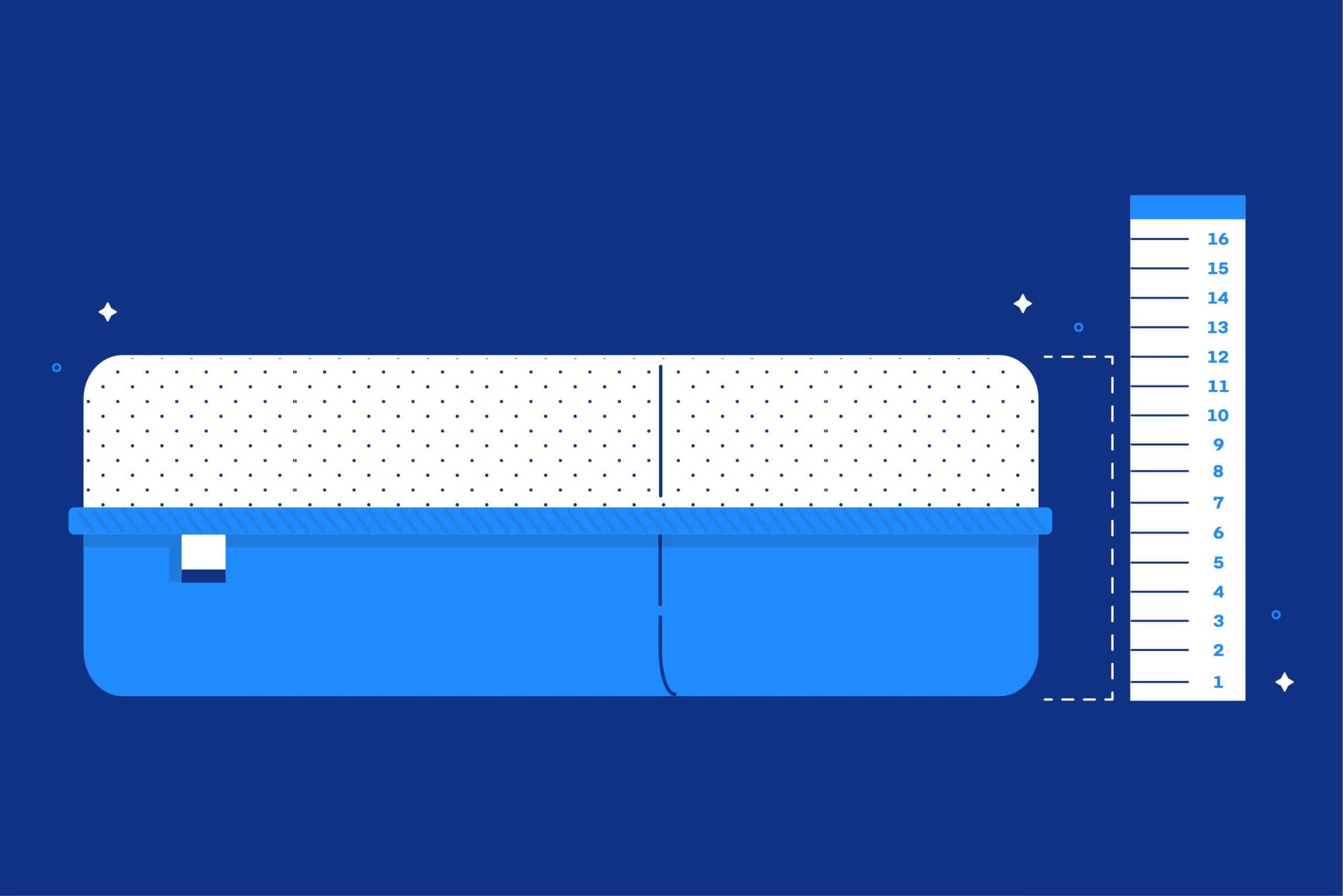 thickness of bed mattress