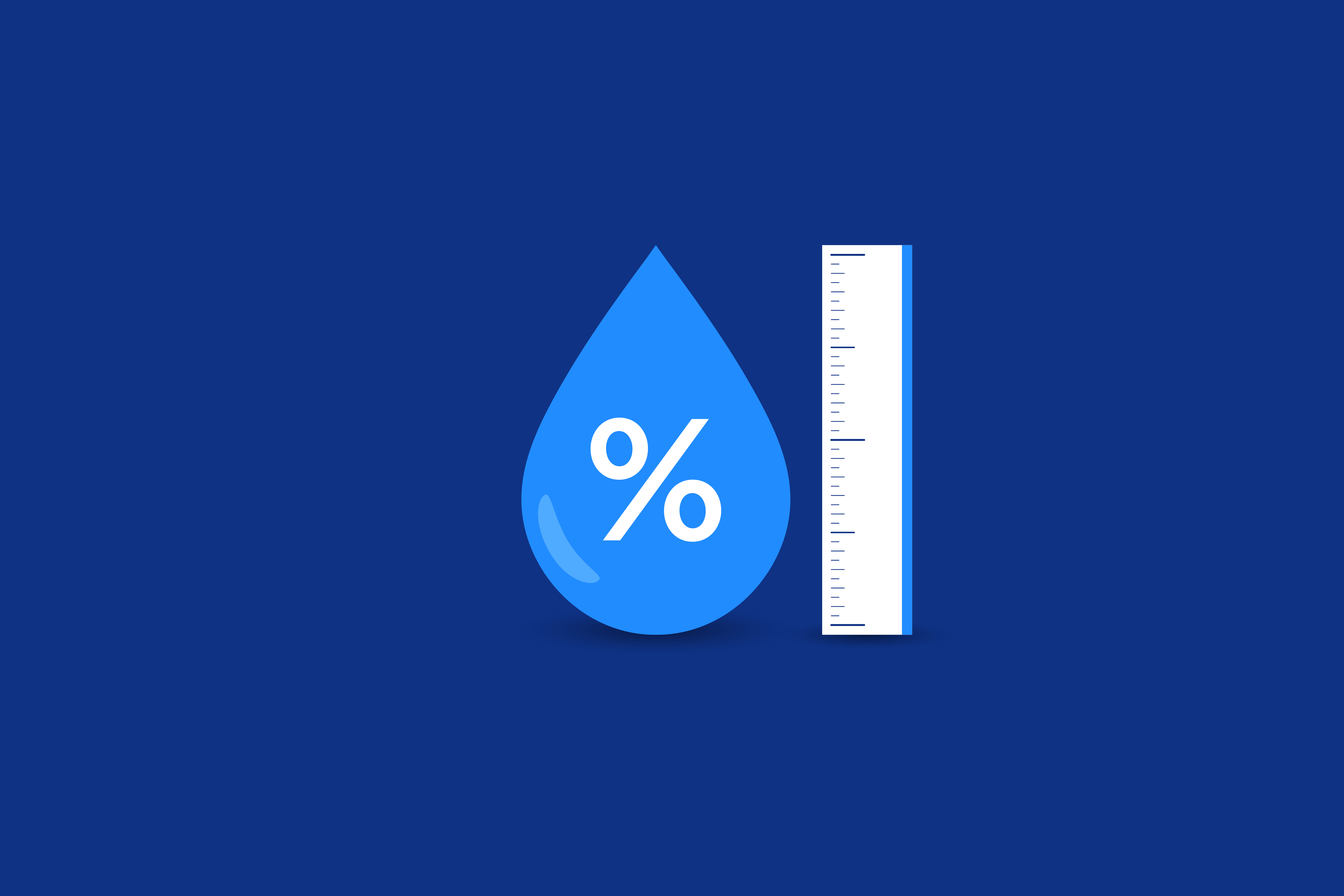 Water tank and humidity level - Decreasing at a slow rate