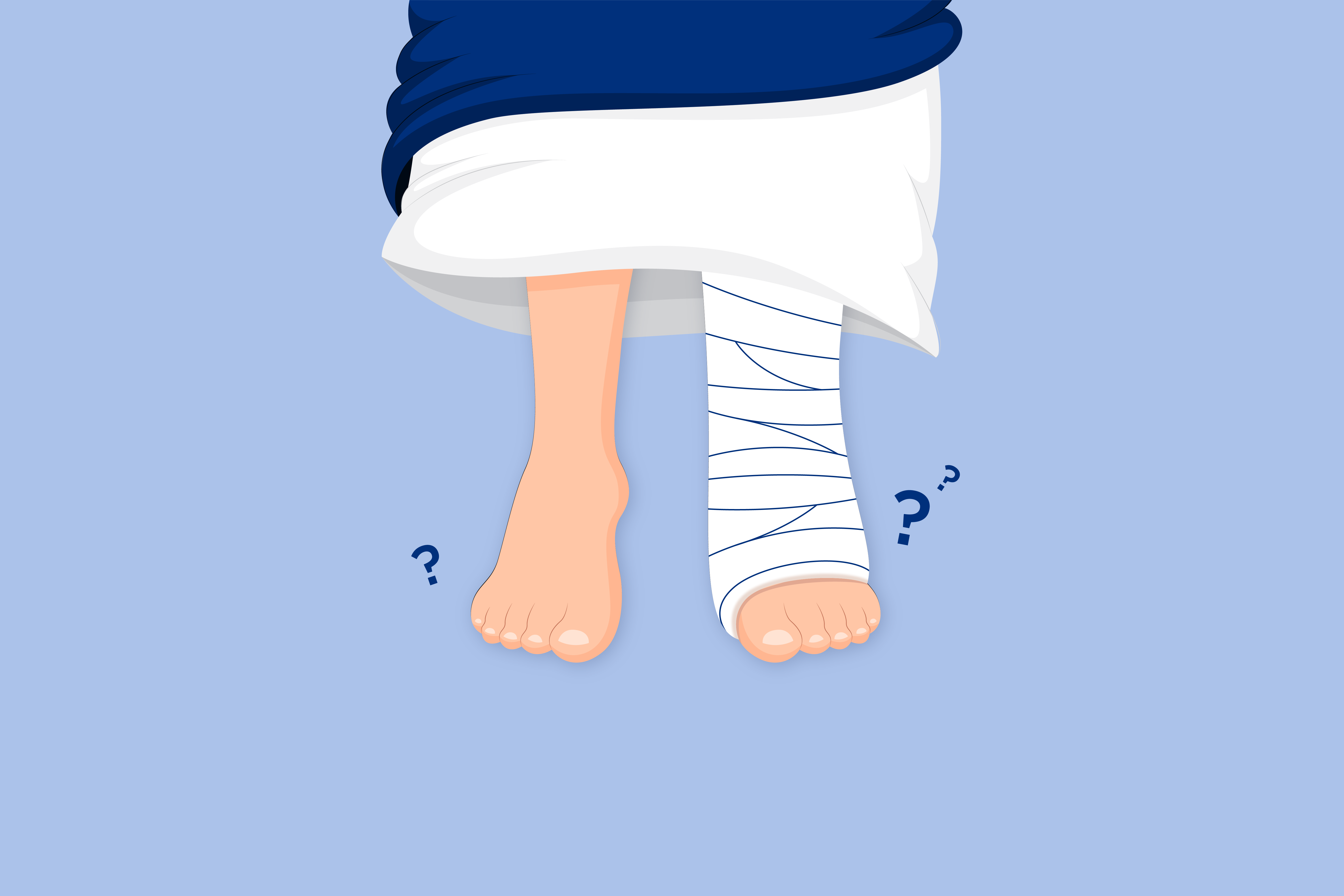 How to Sleep with a Cast or Splint